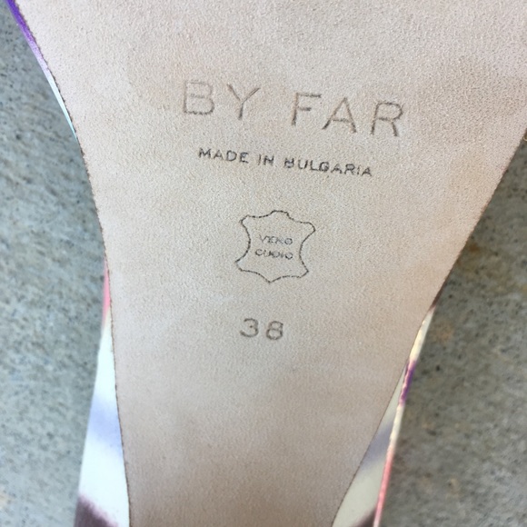 BY FAR Sandals made in Bulgaria Size 8 - Picture 7 of 7